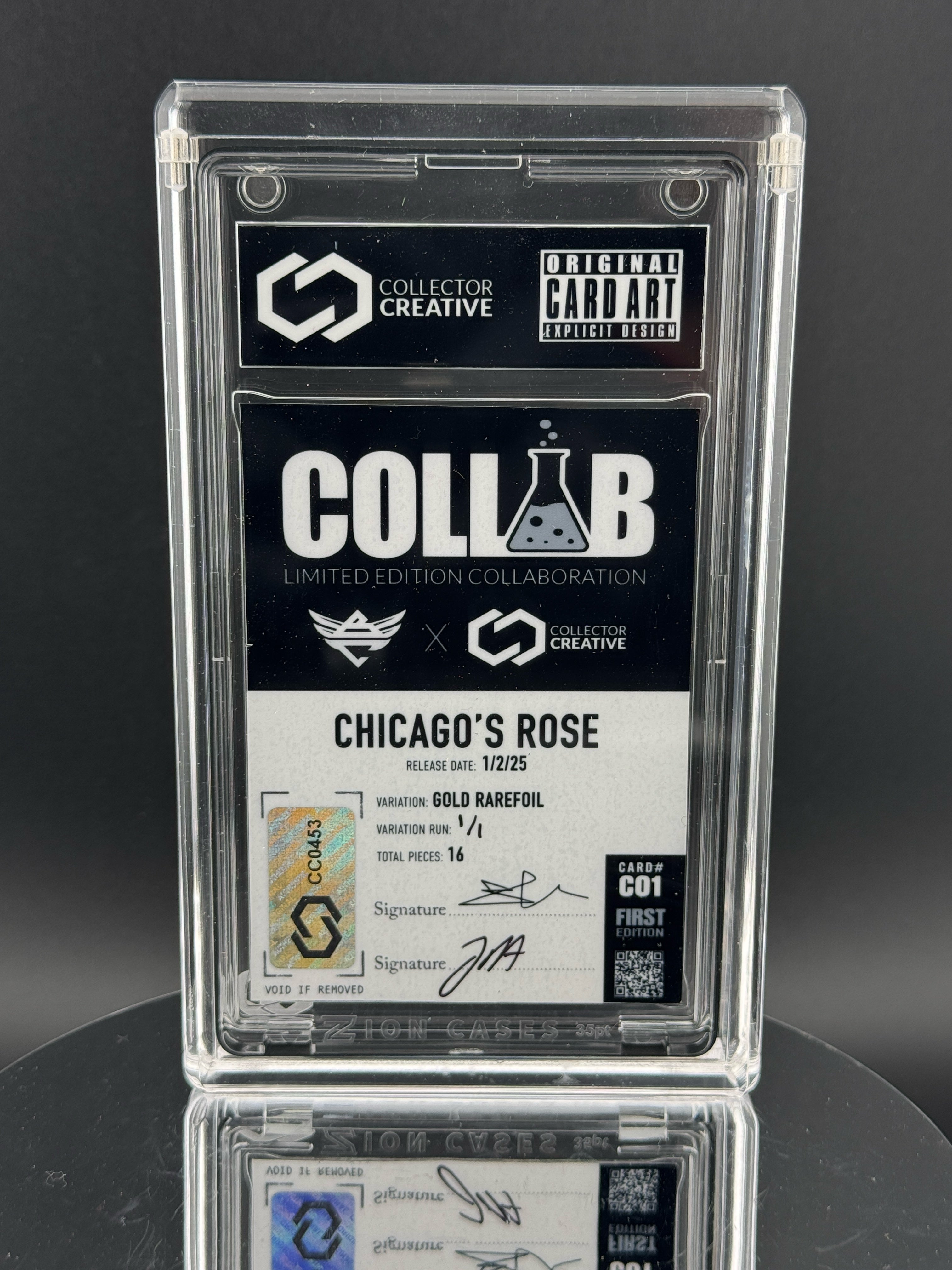 Collab: Chicago's Rose (Gold Rarefoil)