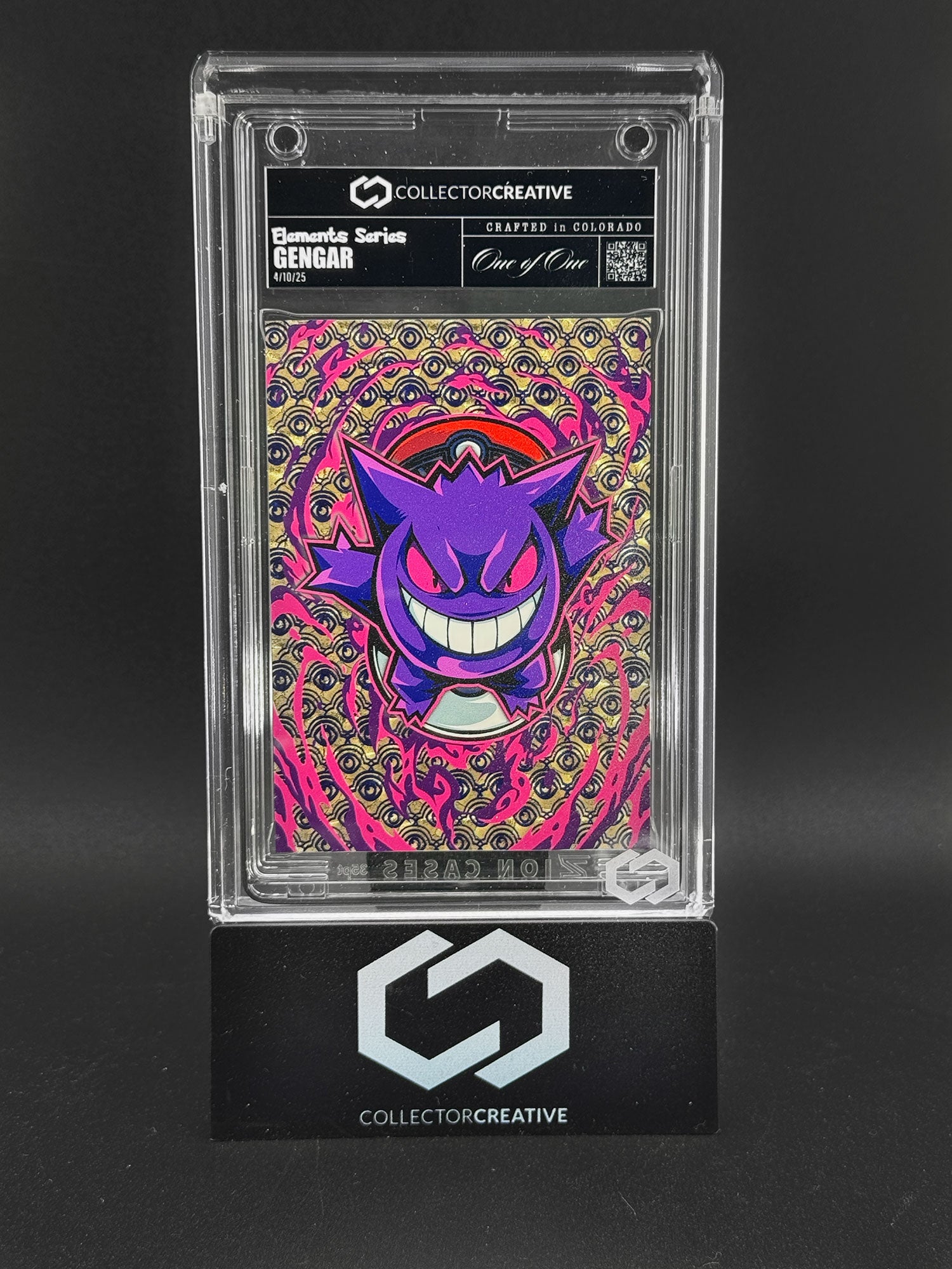 Collector Creative Elements: Gengar - Gold Rarefoil 1/1 Art Piece Collector Creative Elements: Gengar - Gold Rarefoil 1/1 Art Piece