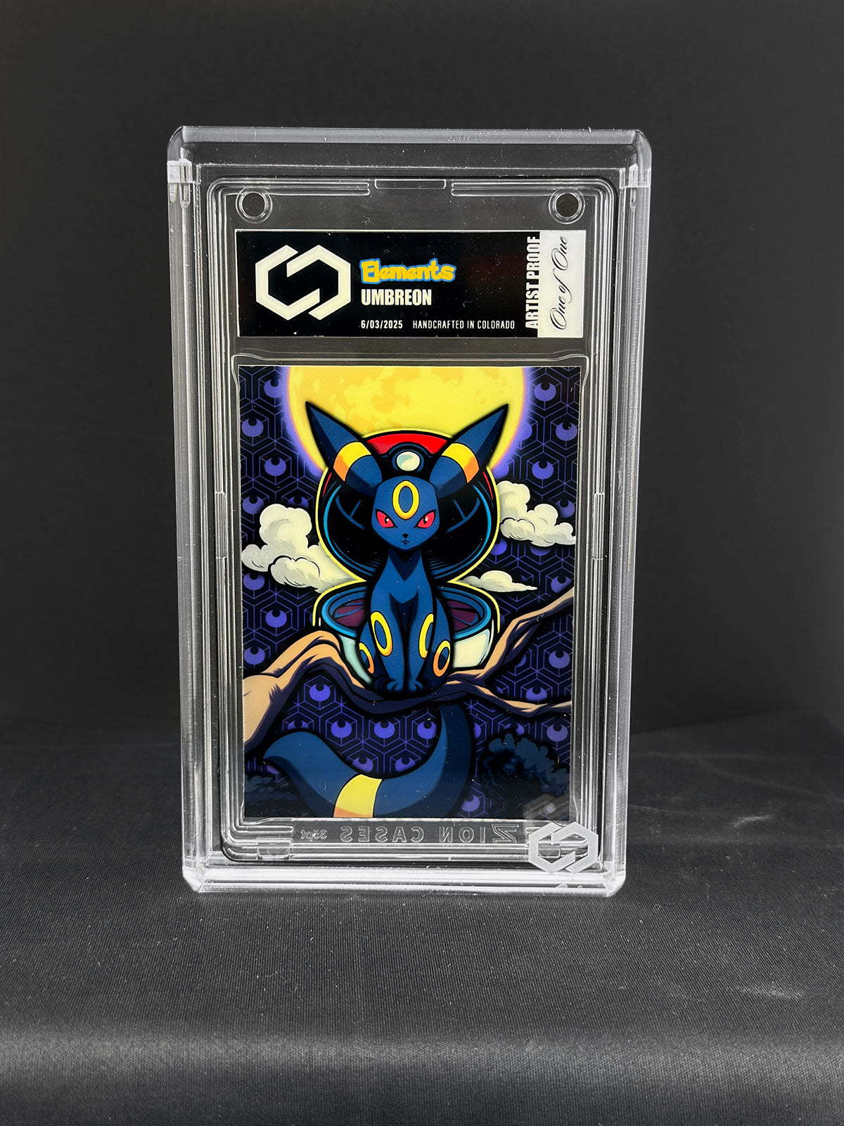 Collector Creative Elements: Umbreon - Artist Proof 1/1 Art Piece Collector Creative Elements: Umbreon - Artist Proof 1/1 Art Piece