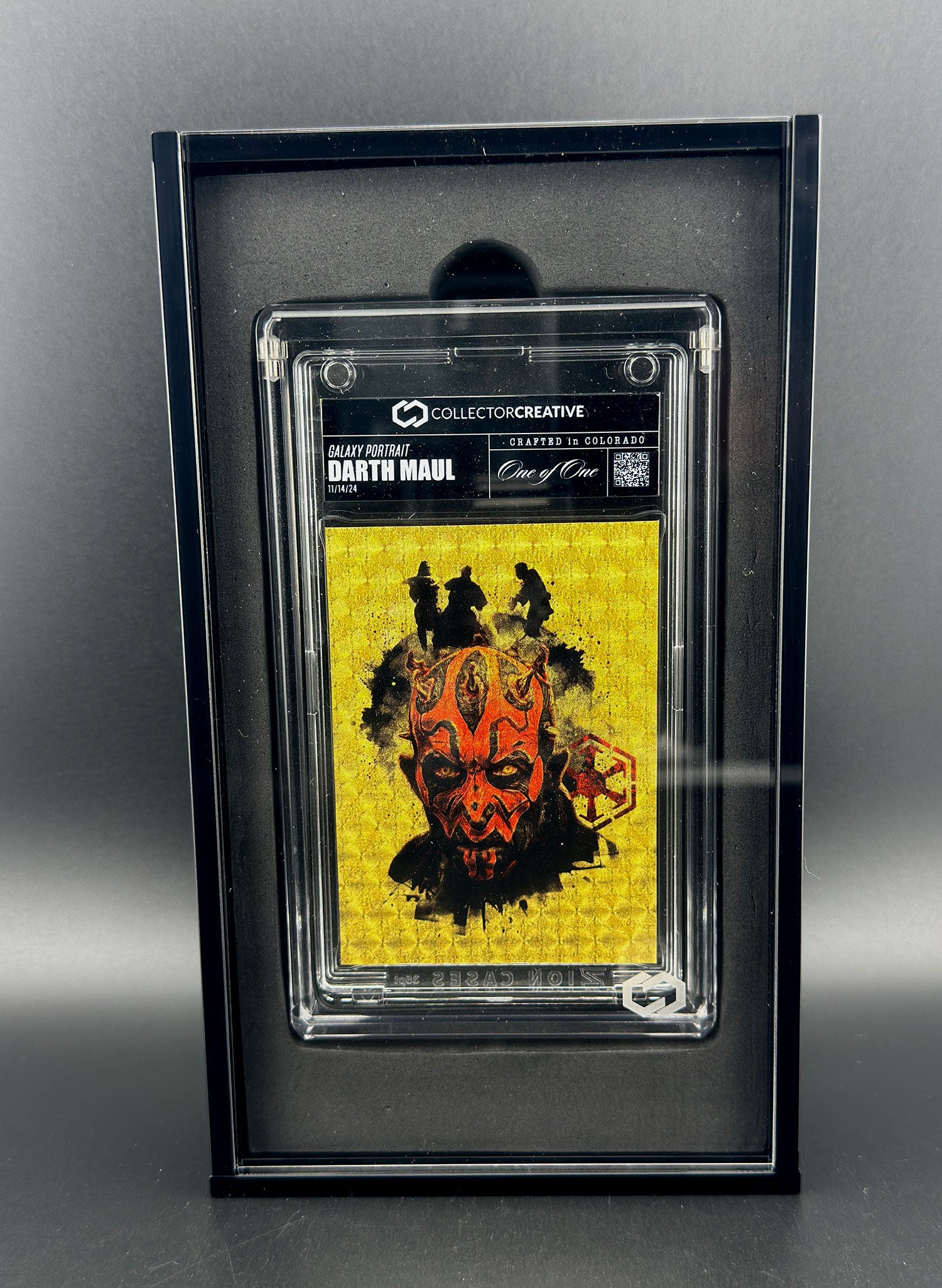 Galaxy Portrait: Darth Maul (Gold Rarefoil)