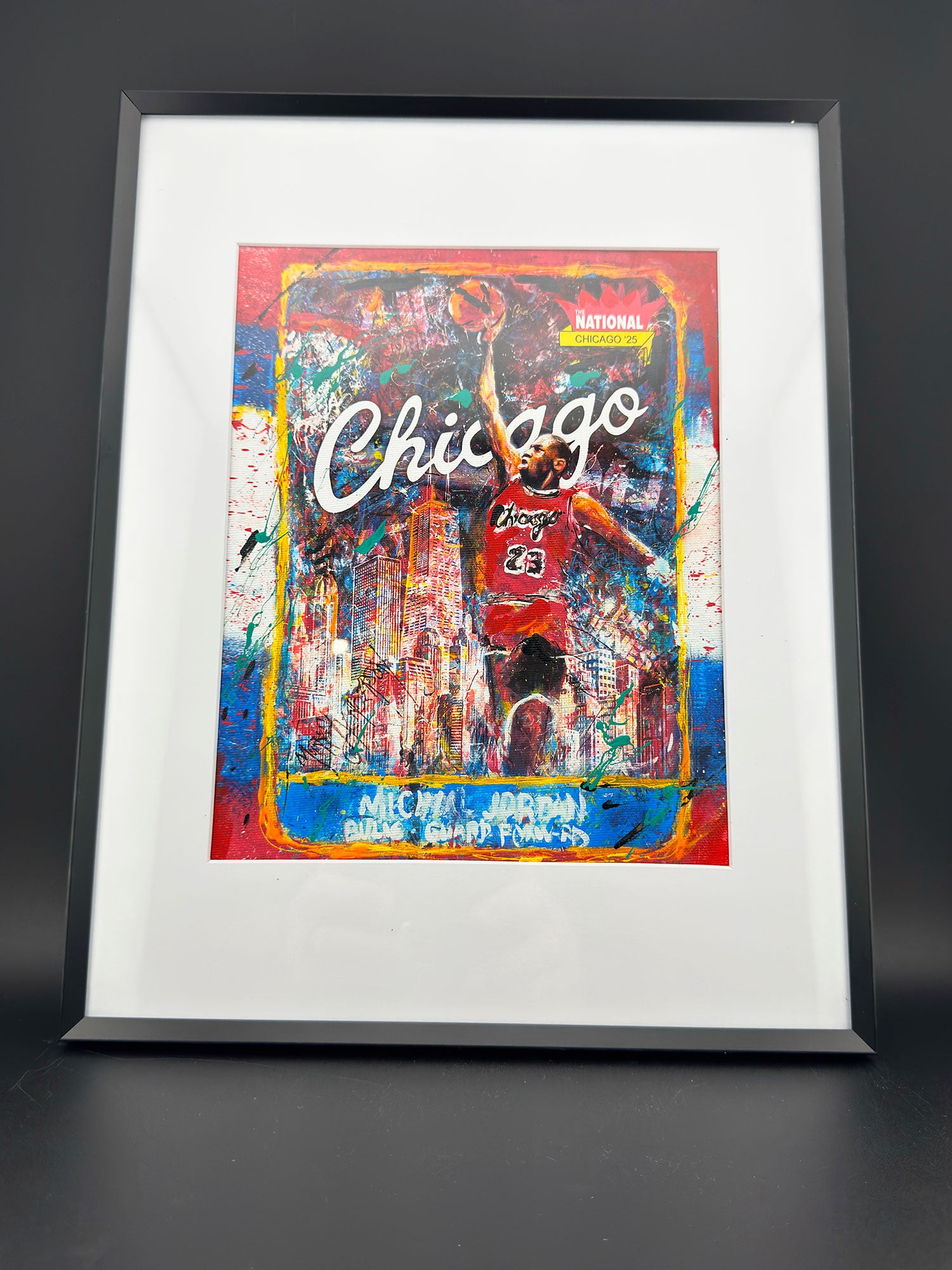 Hand Embellished 86 Fleer