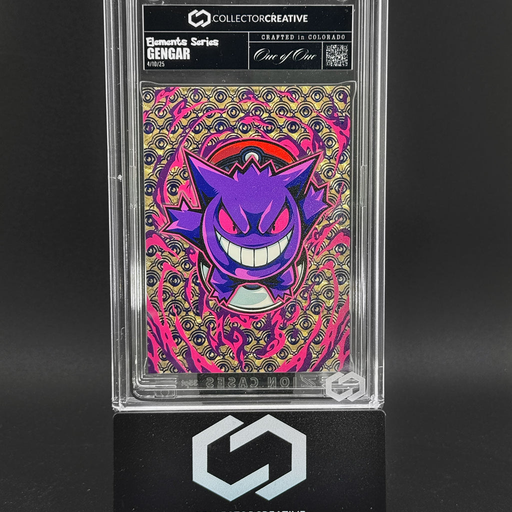Collector Creative Elements: Gengar - Gold Rarefoil 1/1 Art Piece Collector Creative Elements: Gengar - Gold Rarefoil 1/1 Art Piece