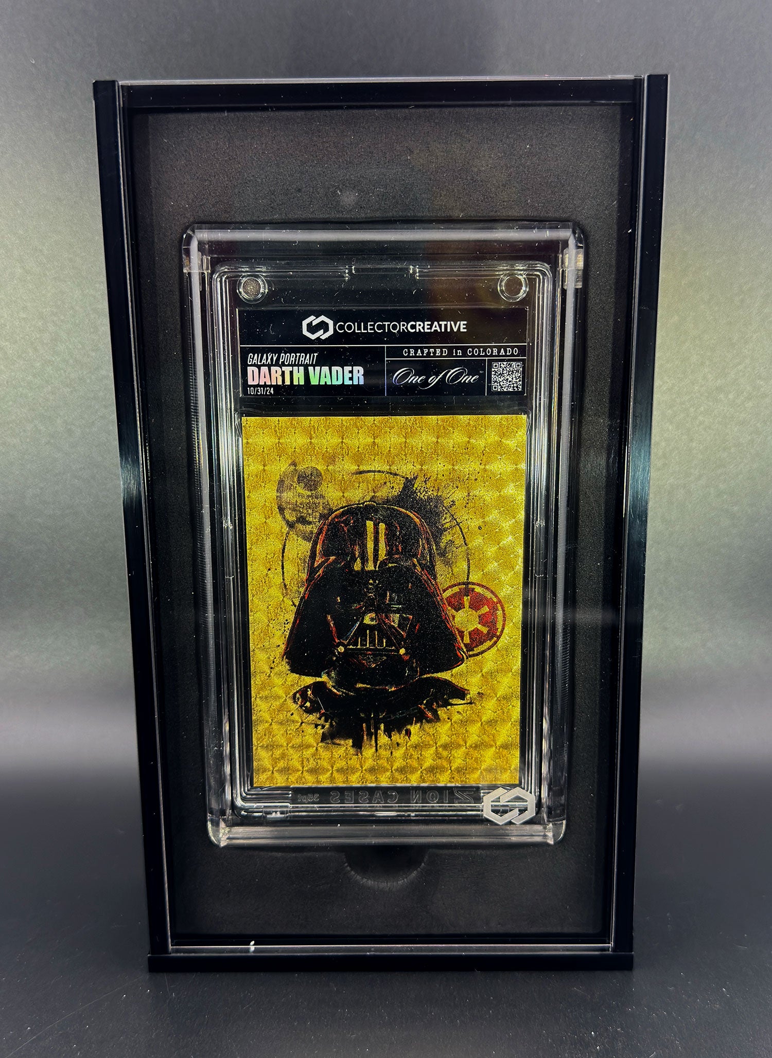 Galaxy Portrait: Darth Vader (Gold Rarefoil)