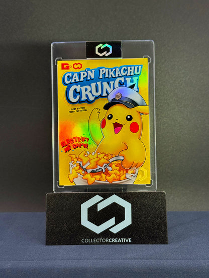 cinnamon toast crunch with pokemon cards Hunting Pikachu SIR in Surging Sparks Coin Promo Pack this card is the perfect way to showcase your collection. Cinnamon Toast Crunch Cereal Pokemon
